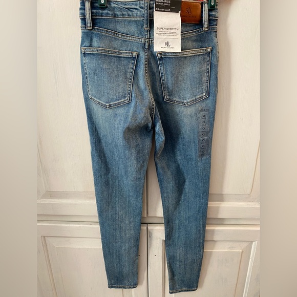 Ralph Lauren High rise skinny ankle super stretch jean - Picture 3 of 4